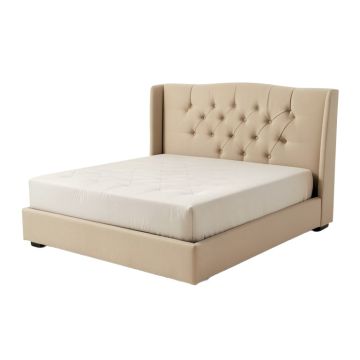 Cluff Tufted Upholstered Platform Bed