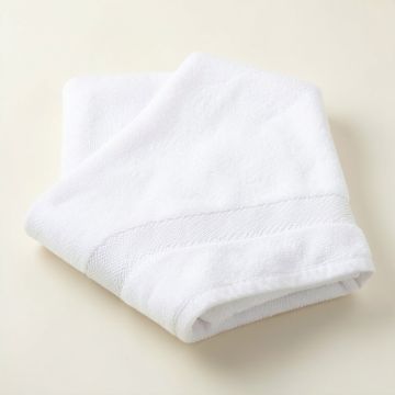 Rowan Dell Bath Towel - White (synthetic illustration; no displayed measurements)