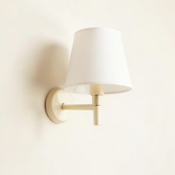 Hazel Canyon Wall Sconce Mounted On A Plain Wall - Ivory (synthetic illustration; no displayed measurements)