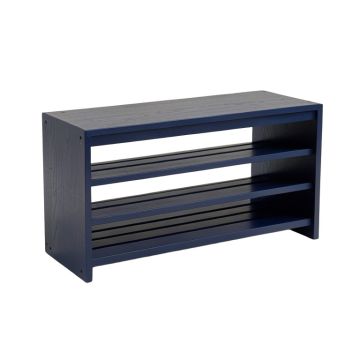 Stone Bend Shoe Storage Bench - Navy