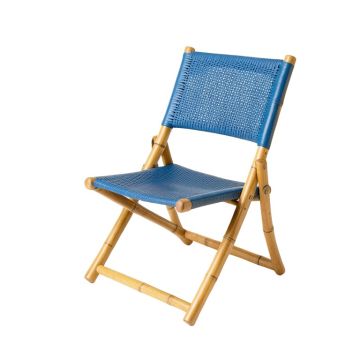 Moss Canyon Folding Outdoor Chair - Blue