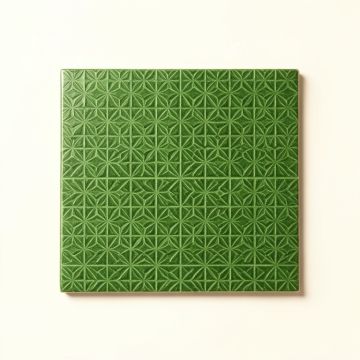 Olive Canyon Uninstalled Square Decorative Tile - Green (synthetic illustration; no displayed measurements)