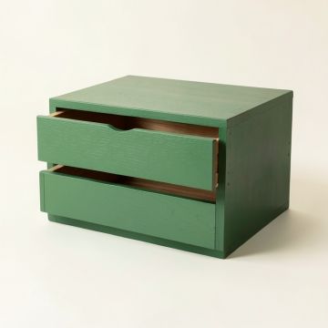 Heath Canyon Small-Parts Storage Drawer Cabinet - Green (synthetic illustration; no displayed measurements)