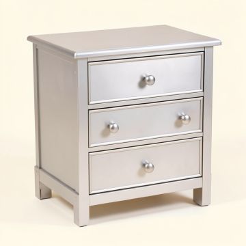 Laskowski Crystal 3 Drawer Nightstand (synthetic illustration; no displayed measurements)