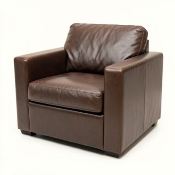 Hallum 50 '' Faux Leather Square Arm Loveseat (synthetic illustration; no displayed measurements)