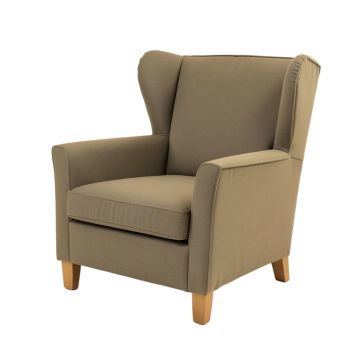 Andover 26.25 '' Wide Polyester Wingback Chair
