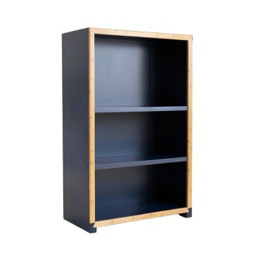 Moss Falls Freestanding Bookcase - Navy
