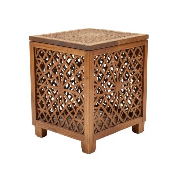 Beckner Jali End Table (synthetic illustration; no displayed measurements)