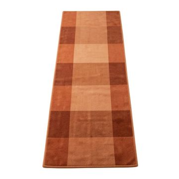Meadow Arc Narrow Runner Rug - Terracotta