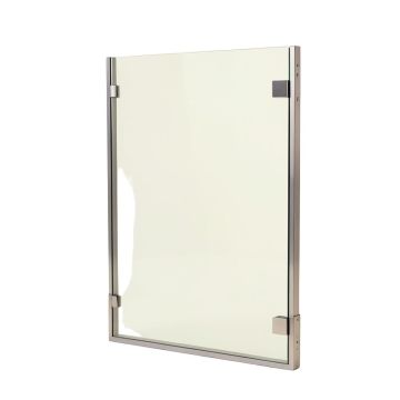 Divide 74 '' H Framed Fixed Glass Panel