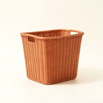 Alder Crest Laundry Hamper - Terracotta (synthetic illustration; no displayed measurements)