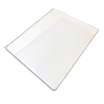 Lipped Linear Medium Pile Carpet Straight Edge Chair Mat
