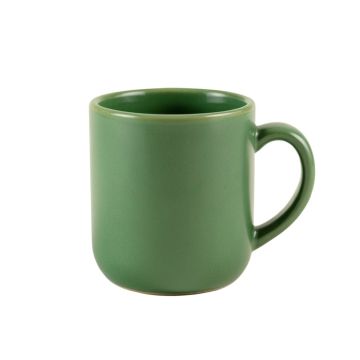 Vale Bend Ceramic Mug - Green
