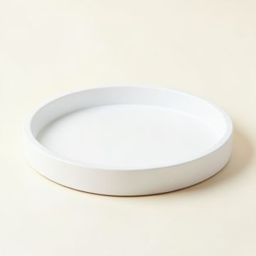 Heath Bend Serving Tray - White (synthetic illustration; no displayed measurements)
