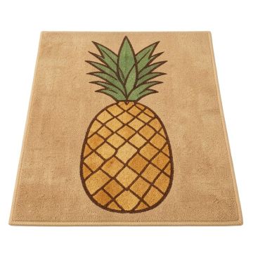 Maura Trio Pineapple Rust Welcome Outdoor Door Mat