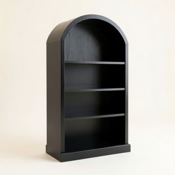 Lake Field Freestanding Bookcase - Black (synthetic illustration; no displayed measurements)