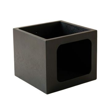 Wren Falls Empty Furniture-Style Litter Enclosure - Black