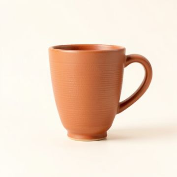 Oak Dale Ceramic Mug - Terracotta (synthetic illustration; no displayed measurements)