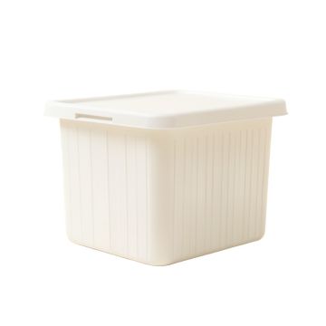 Dawn Bend Closed Outdoor Storage Box - White