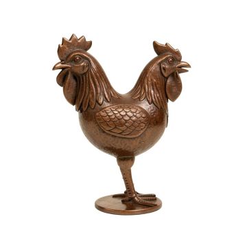 Metal Rooster Wine Cork Holder
