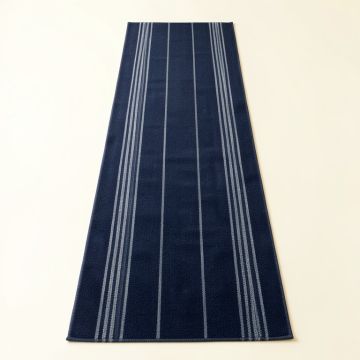 Shore Branch Narrow Runner Rug - Navy (synthetic illustration; no displayed measurements)