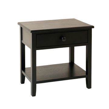 Dawn Brook Nightstand - Black (synthetic illustration; no displayed measurements)