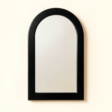 Shore Branch Framed Wall Mirror - Black (synthetic illustration; no displayed measurements)
