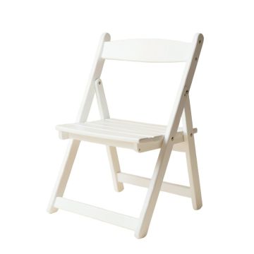 Wren Bend Folding Outdoor Chair - White