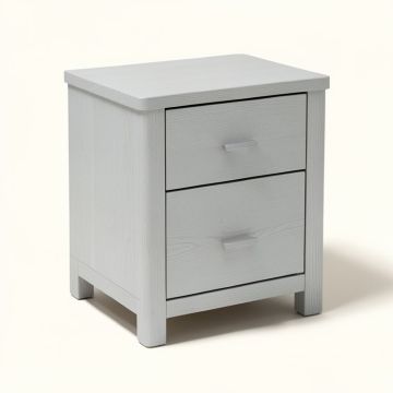 Fosenbauer 2 - Drawer Nightstand In Light Gray (synthetic illustration; no displayed measurements)