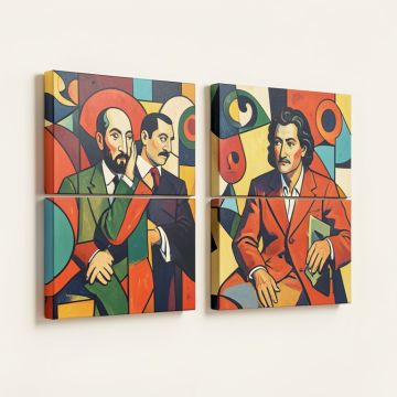 By Pablo Picasso - 2 Piece Floater Frame Print Set On Canvas (synthetic illustration; no displayed measurements)