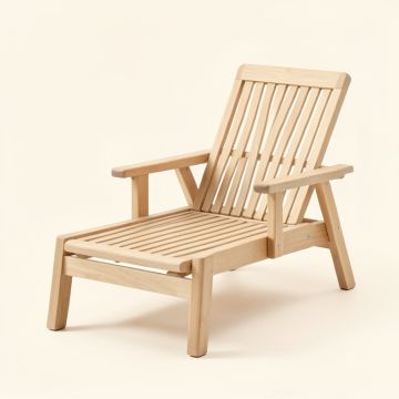 Sage Canyon Outdoor Lounge Chair - Beige (synthetic illustration; no displayed measurements)