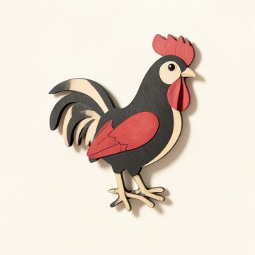 Frisky Rooster Cambridge Sign Wall Décor (synthetic illustration; no displayed measurements)