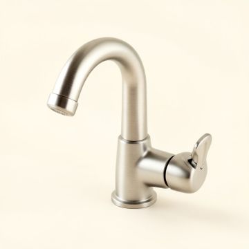 Artifacts® Single Handle Kitchen Sink Faucet With Sweep Spray (synthetic illustration; no displayed measurements)