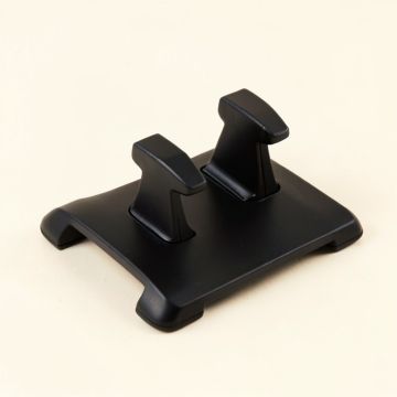 Dual Monitor Stand (synthetic illustration; no displayed measurements)
