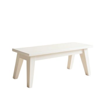 Holly Dale Indoor Bench - White