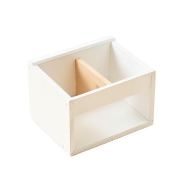Lake Bridge Empty Coffee-Station Organizer - White
