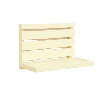Slate Dell Wall-Mounted Entryway Organizer Shelf - Ivory