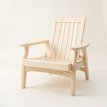 Juniper Brook Outdoor Lounge Chair - Ivory (synthetic illustration; no displayed measurements)