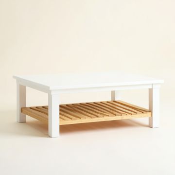 Dune Edge Coffee Table - White (synthetic illustration; no displayed measurements)