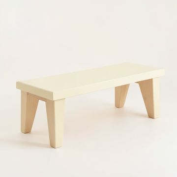 Fern Brook Indoor Bench - Cream (synthetic illustration; no displayed measurements)