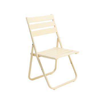 Shore Crest Folding Outdoor Chair - Cream