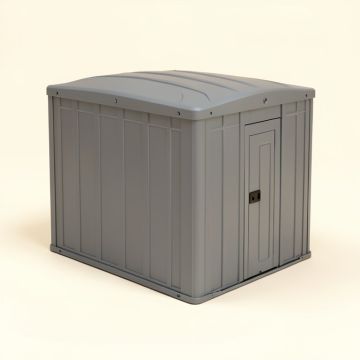 Skylight™ 3 Ft. 9 In . W X 5 Ft. 8 In . D Plastic Storage Shed (synthetic illustration; no displayed measurements)