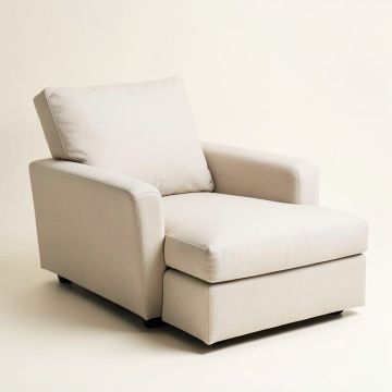 Fabric Chaise Lounge Sofa (synthetic illustration; no displayed measurements)