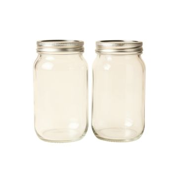 2 Piece Canning Jar Set