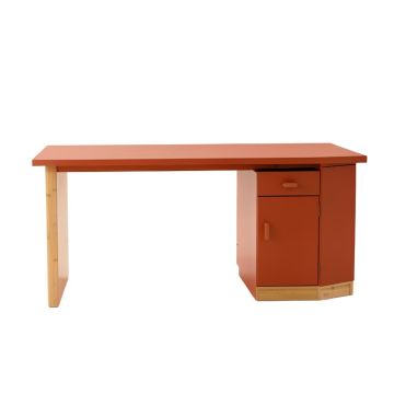 Elm Bend Empty Workshop Workbench - Terracotta