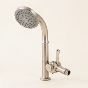 Round Head Pressure-Balanced Complete Shower System With Rough-In Valve (synthetic illustration; no displayed measurements)