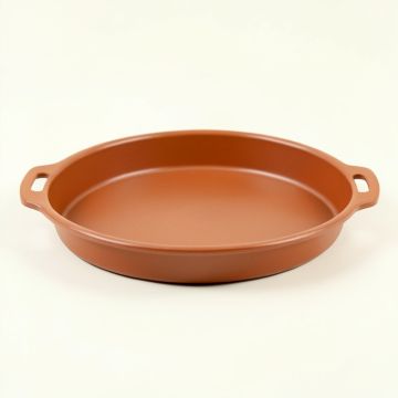 Holly Bridge Serving Tray - Terracotta (synthetic illustration; no displayed measurements)