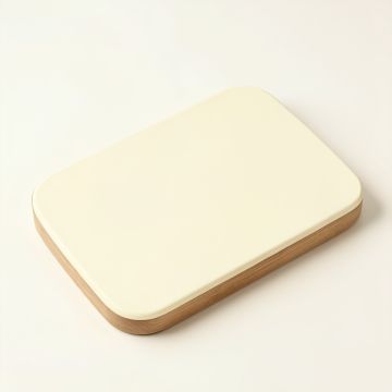Fern Crest Cutting Board - Cream (synthetic illustration; no displayed measurements)