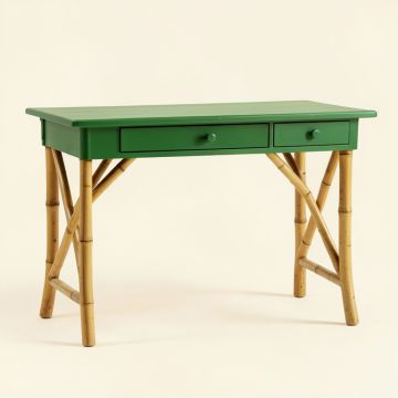 Wren Edge Writing Desk - Green (synthetic illustration; no displayed measurements)