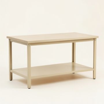 Fern Bend Empty Workshop Workbench - Beige (synthetic illustration; no displayed measurements)